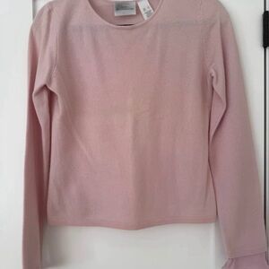 Liz Claiborne 100% Cashmere Silk cuffs